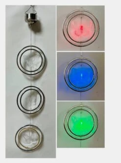 Heine Home Solar-Wanddeko In Silberfarben