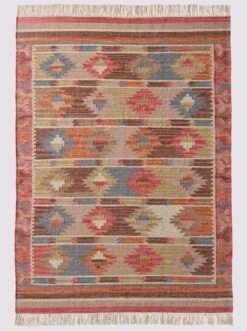 Heine Home Teppich In Taupe-bunt