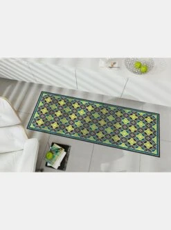 Salonloewe Fußmatte In Grün-gemustert -Haushaltsgegenstände Rabatt 0d76202fd6fdb01b140deb77f0e93516