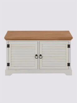 Heine Home Bank In Weiß-natur