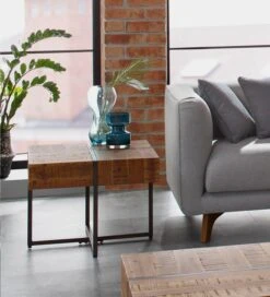 Home Affaire Beistelltisch In Braun/schwarz