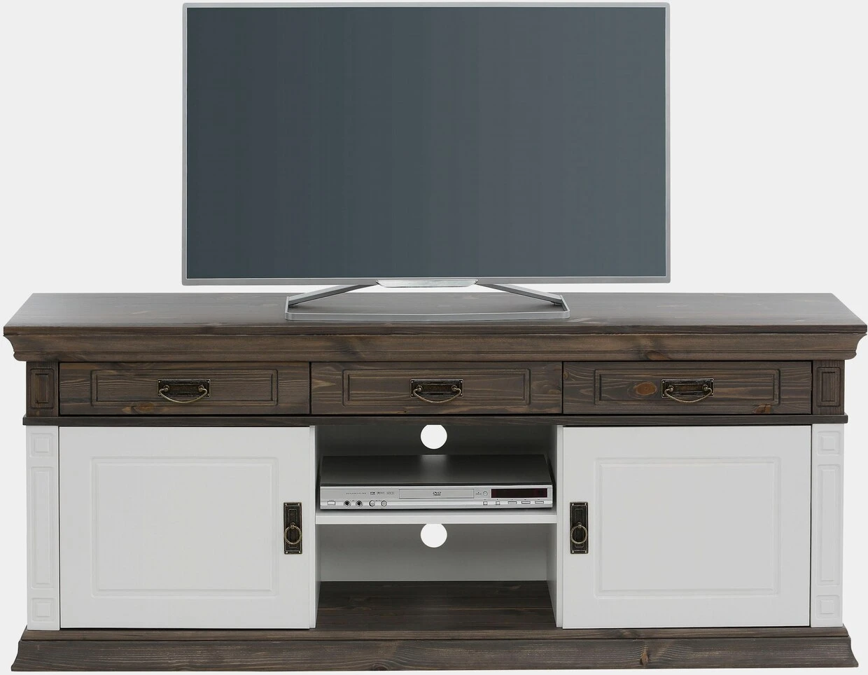 Home Affaire TV-Board In Weiß/wengefarben 3 Home Affaire TV-Board In Weiß/wengefarben