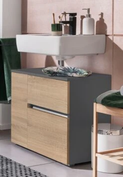 Home Affaire Waschbeckenunterschrank In Anthrazit/eichefb. Sonoma -Haushaltsgegenstände Rabatt 1fe3f5a94f26d758c78df11c975018e0