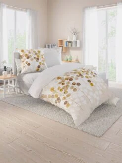 Biberna Bettwäsche In Natur-goldfarben