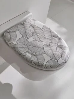 Heine Home WC-Sitz In Weiß-grau