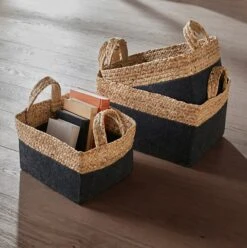 Heine Home Körbe In Anthrazit-natur -Haushaltsgegenstände Rabatt 25d7c54dc507fe470ef2d1544dca4627