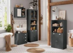 Home Affaire Midischrank In Grau -Haushaltsgegenstände Rabatt 295c14485393916fba9a4aee251564d9