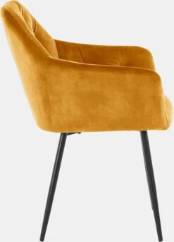 HELA 4-Fußstuhl In Vintage Curry