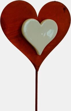 Heine Home Gartenstecker In Rost-natur