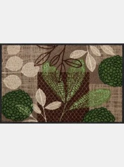 Salonloewe Fußmatte In Braun-grün