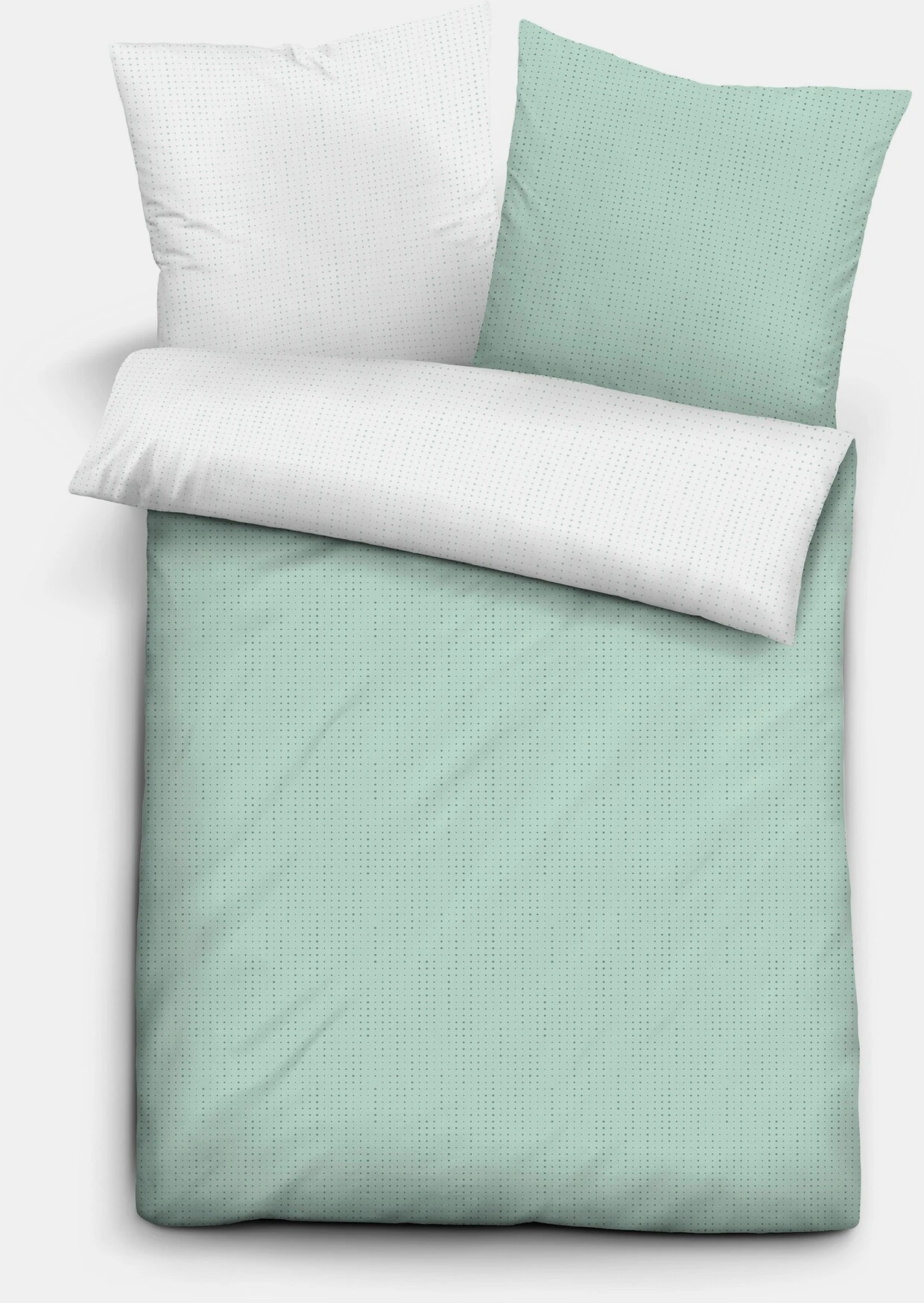 Biberna Bettwäsche In Mint 5 Biberna Bettwäsche In Mint – Bild 3