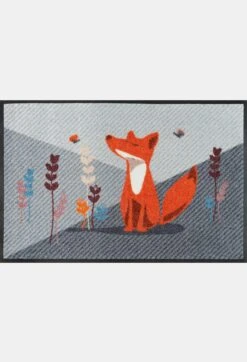 Wash&dry Fußmatte In Grau-bedruckt