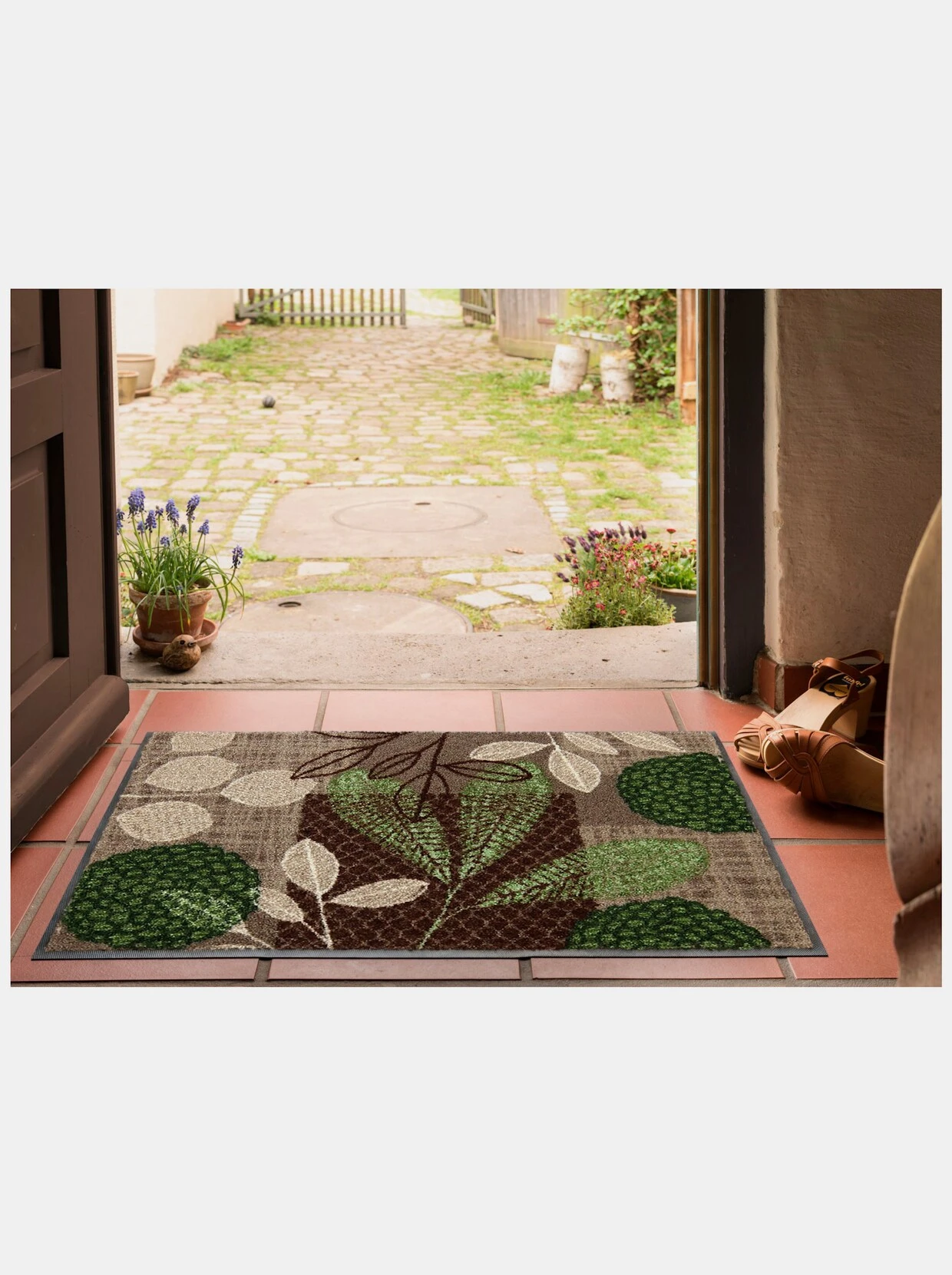 Salonloewe Fußmatte In Braun-grün 7 Salonloewe Fußmatte In Braun-grün – Bild 5