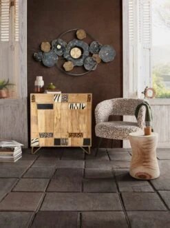 Heine Home Sessel In Natur-schwarz -Haushaltsgegenstände Rabatt 37a2fea36ef68054d069e0018cb3c4c8