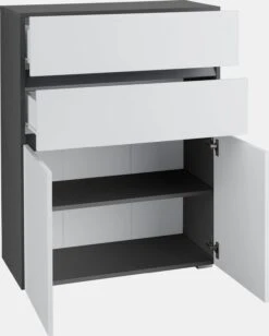 Home Affaire Midischrank In Anthrazit/weiß -Haushaltsgegenstände Rabatt 3e033a9e745d2b85b0a226c74eff94c3