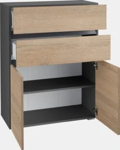 Home Affaire Midischrank In Anthrazit/eichefb. Sonoma -Haushaltsgegenstände Rabatt 495c62c2d3588bf7e003796888f633fb