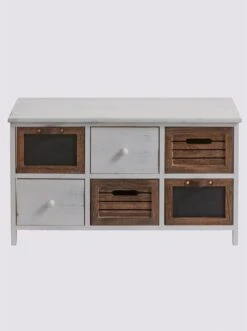 Heine Home Bank In Weiß-braun