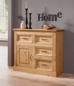 Home Affaire Sideboard In Natur Gebeizt/gewachst