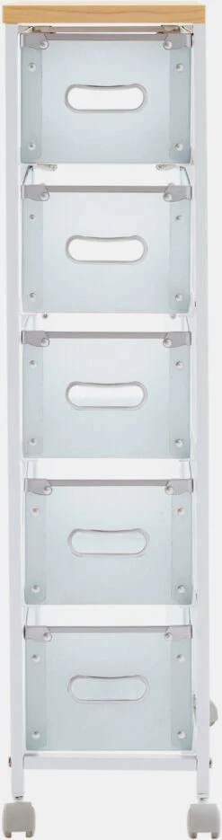 Heine Home Rollwagen In Weiß-natur -Haushaltsgegenstände Rabatt 5360ead730ba1eda98f2c6e7d3d85d2e