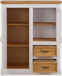 Home Affaire Highboard In Weiß/beize -Haushaltsgegenstände Rabatt 5526c224c1b3349511804065fc6a8749