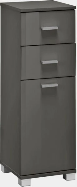 Places Of Style Unterschrank In Grau Hochglanz