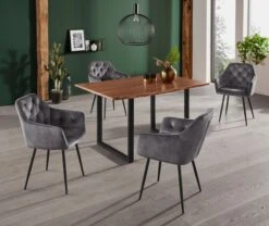 HELA 4-Fußstuhl In Vintage Grau -Haushaltsgegenstände Rabatt 6619f0cfc36291ff1dd3ef9c2e1dcdd2