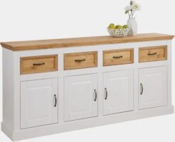 Home Affaire Sideboard In Weiß/beize