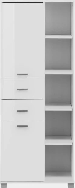 Places Of Style Midischrank In Weiß Hochglanz