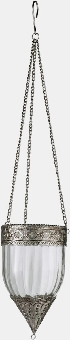 Heine Home Hängeampel In Antiksilber-transparent