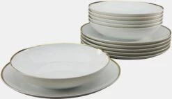 Guido Maria Kretschmer Home&Living Tafelservice In Weiß/goldfarben