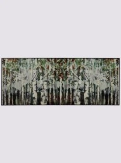 Wash&dry Fußmatte In Grün-weiß