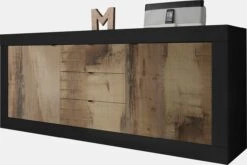 LC Sideboard In Schwarz Matt/pero