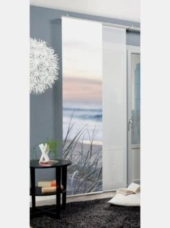 Heine Home Schiebevorhang In Blau -Haushaltsgegenstände Rabatt 9533ad7fb3fd1640a4322a499b6c58d5