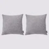 Pereira Da Cunha Kissenhülle 2er-Set In Grau -Haushaltsgegenstände Rabatt 984b31236ef12f63b924c2504766fb36