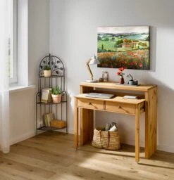 Heine Home Schreibtisch In Gelaugt-geölt -Haushaltsgegenstände Rabatt 9c7affe5455261353950203faa6a1220