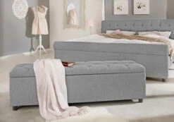 Home Affaire Polsterbank In Hellgrau -Haushaltsgegenstände Rabatt a0d19eb2a63f591b64552bf38a066ddd