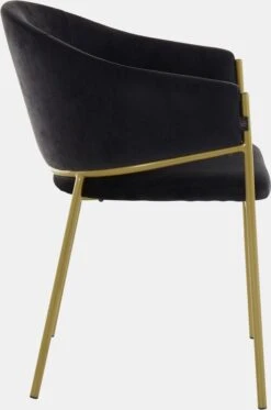 Leonique Esszimmerstuhl In Schwarz/gold