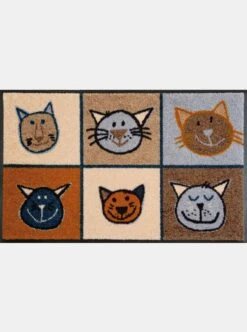 Wash&dry Fußmatte In Braun-grau