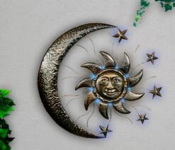 Heine Home Solar-Wanddeko In Kupferfarben