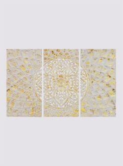 Heine Home Wanddeko In Weiß-goldfarben