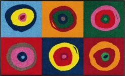 Wash&dry Fußmatte In Rot-bunt