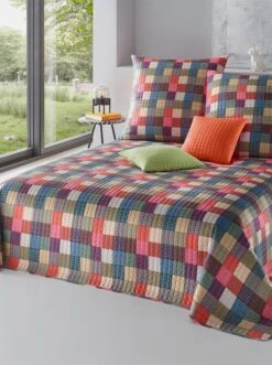 Heine Home Tagesdecke In Rot-bunt -Haushaltsgegenstände Rabatt b8fec7c04cbc119c43bd4f4973f53b71 1