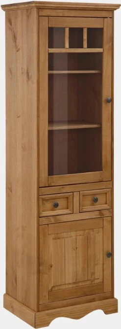 Home Affaire Vitrine In Natur Gebeizt/gewachst -Haushaltsgegenstände Rabatt bea29925497f4622dbc599c6cd092b1a