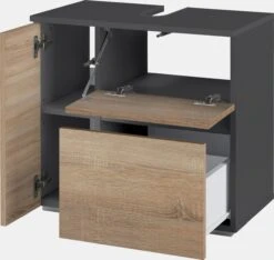 Home Affaire Waschbeckenunterschrank In Anthrazit/eichefb. Sonoma -Haushaltsgegenstände Rabatt c07429e775ea079a60f6797cb6342b9a