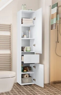 Home Affaire Hochschrank In Weiß/weiß