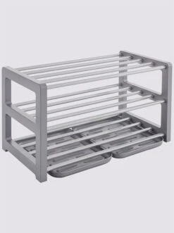 Heine Home Schuhregal In Silberfarben -Haushaltsgegenstände Rabatt ce980edb802d791c20687661f99b9942