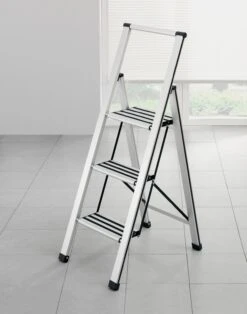 Heine Home Trittleiter In Silberfarben -Haushaltsgegenstände Rabatt d1db217cfa814daa3bca8416b87e3d4d
