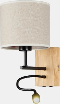 OTTO Products Wandleuchte In Hellbraun/beige/schwarz