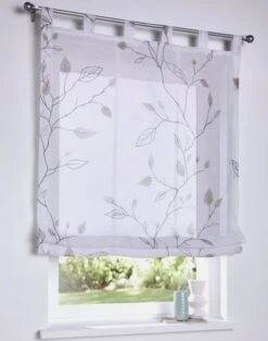 Heine Home Raffrollo In Offwhite-taupe