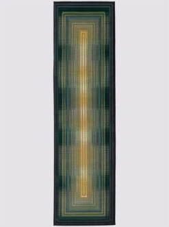 Heine Home Webteppich In Grau-grün-blau